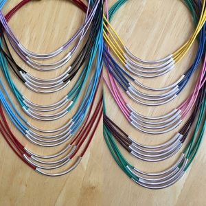 4-Strand Leather Necklace